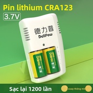 Delipow | Bộ Pin Sạc Lại CR123a