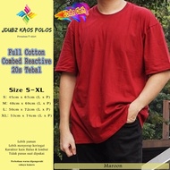 kaos Polos 20s / Kaos Distro Lengan Pendek Premium Katun Combed