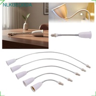 [nlkgeqgda] 360 Degree Adjustable Lamp Base Extension E14 to E27 Converter Plastic Aluminum Light Bu