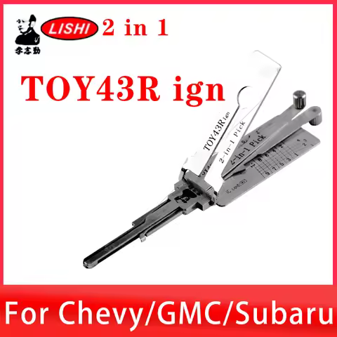 2026 NEW Lishi 2-in-1 Pick/Decoder for Chevy/GMC/Subaru B108/B110/TOY43R—IGNITION LOCKSMITH TOOL