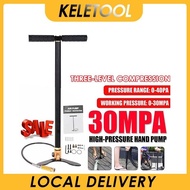 PCP Pump High Pressure 4500 psi 3 stage hand air pump for Bike/Motorcycle/MTB/Car Bola Pam Basikal P