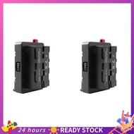 【HOT SALE】 2X Power Adapter Mount Plate for Mini Nano V/V Mount Battery to NP-F NP-F960 NP-F970,D-Ta