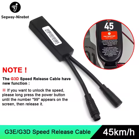 Unlock Speed limit Cables for Ninebot by Segway Max G3E/G3D Scooter Max Speed 45km/h Release speed l