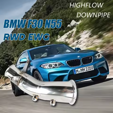 Turbo High - flow CAT (4″) for BMW N55 Engine Featuring Electric Wastegate