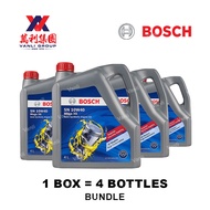 BOSCH Mega X6 Semi Synthetic API SN 10w40 Engine Oil ( 1 box, 4 Bottles )