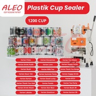 Cup Sealer Plastic Lid Cup Sealer Press Contents 1200 Pcs Cup Seal/ Cup Seal/ Cup Sealer Machine
