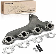 A-Premium Left Side Exhaust Manifold Kit W/Gasket, Nuts, 7.5L Compatible with Ford F-250, F-250 HD, 