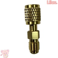 VIOLETLILAC R32 R454B Refrigerant Brass Adapter, Durable Quick Couplers R32 Thread Adapter, Portable