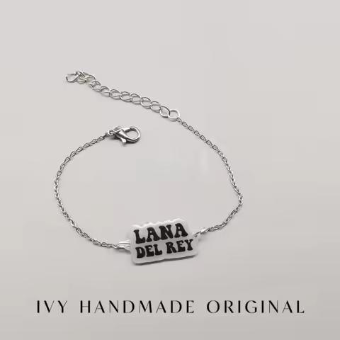 Lana Del Rey Bracelet Stainless Steel Jewelry Lana Del Rey Accessories Custom Bracelet Gifts for Fri