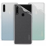 Oppo A31 Anti-Scratch Skin Carbon Back Transparent Screen Guard Protector Carbon Oppo A31
