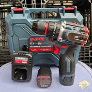 Máy Khoan Pin nội đia Kampro K-7038 màu xanh lá 35 cấp trượt 3 Chức Năng Đầu Kẹp 10ly Autolock Động