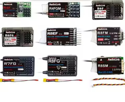 Radiolink Receiver R8EF R8FM R8XM R8FG R7FG R6FG R6F R4FGM R8FGH R16F R12F R16SM FHSS Receiver For R