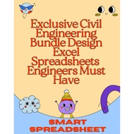 Exclusive Civil Engineering Bundle Design  Excel Spreadsheets  Engineers Must Have