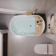‍🚢Small Apartment Sitting Japanese Deep Bubble Household Bathtub Independent Adult Bath Portable Small Acrylic Bathtub