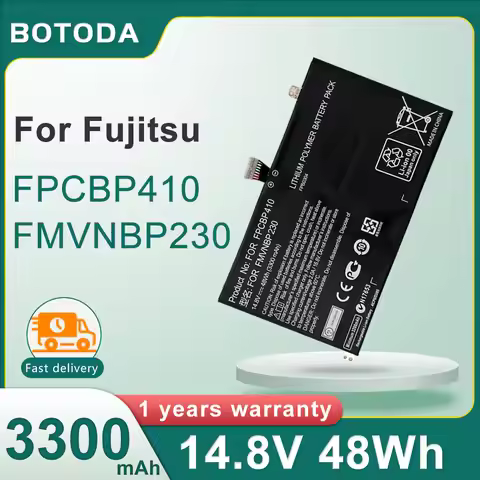 BOTODA FPCBP410 FMVNBP230 14.8V 48Wh 3300mAh computer laptop battery for Fujitsu Lifebook UH554 UH57