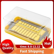 Butter Cutting Box with Lid Butter Slicer Cutting Plate Butter Container Butter Storage Butter Bowl