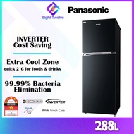 288L PANASONIC AI ECONAVI Inverter 2 Door Fridge Peti Sejuk | NR-TV301BPKM