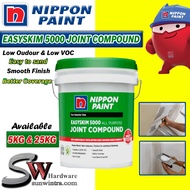 NIPPON PAINT Easyskim 5000 All Purpose Joint Compound 25KG Wall Cement Plaster Putty Filler Simen Tu
