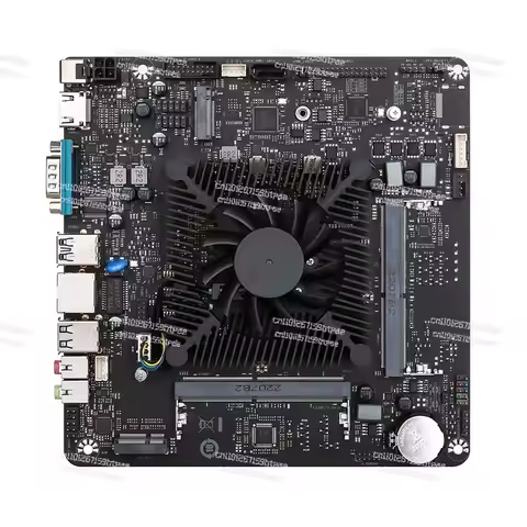 All-in-one computer N150 NAS industrial control industry ITX17 11th generation N5095 mini host main 