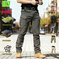 IX7/IX9 Men's Cargo Pants Tactical Style Diagonal Bag Black COD
