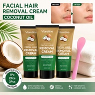 Professional Gentle Face Hair Removal Cream 60g – Moisturizing Depilatory with Glycerin for Smooth S
