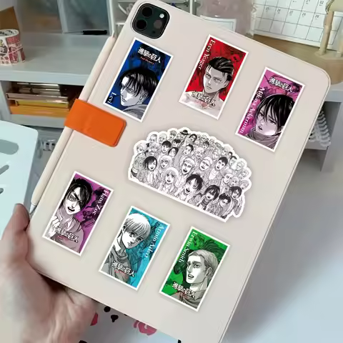 75pcs Cartoon Personality Attack on Titan‌creative Doodle Decorative Stickers