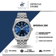 Beverly Hills Polo Club BHPC Jam Tangan Lelaki Men's Stainless Steel Quartz Watch BP3018X/BP5054Y