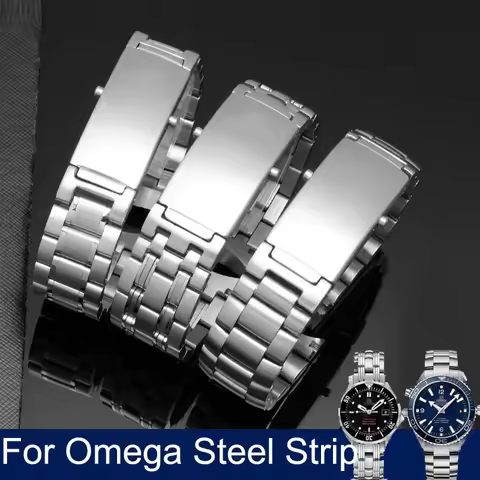 Watch Band Accessories for Omega Seamaster 300 Ocean Universe 600 Observatory Solid Stainless Steel 