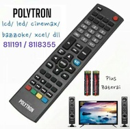 LARIS REMOTE REMOT TV LED / LCD POLYTRON/ 81I191/ 81i355m01/ POLITRON CINEMAX/ SOUND BAR/ XCEL /BAZZ