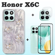 For Honor X6C phone case honor X6C tempered glass screen  Honor X6B X7C X8C X8B Feather IMD phone ca