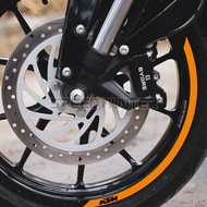 KTM Duke 200 250 RC390 Spring Breeze 250NK 400 Reflective Wheel Rim Modified Sticker Decal