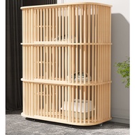 Pettz Cat Cage Large Cat House Wood Big Size Cats Villa Sangkar Kucing Besar 2 Tingkat Rumah Kucing 