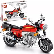 Ready Stock Sembo Block Motorcycle Series Lego Building Blocks Educational Toys - 701116 Hando