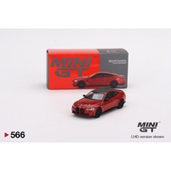 MINI GT Limited Edition 1:64 MGT00566 BMW M4 Competition (G82) Toronto Red Metallic