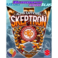 AKP front sticker for Suzuki Burgman Street 125 Quality Sticker