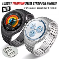 Quick Release Metal Band For Huawei Watch GT5 46mm Official No Gap Titanium Steel Bracelet Wristband