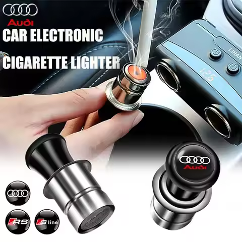 12V Portable Car Cigarette Lighter Power Plug for Audi Sline A6 Q3 A3 B5 B6 B7 B8 B9 Q7 8P 8V 8L A5 