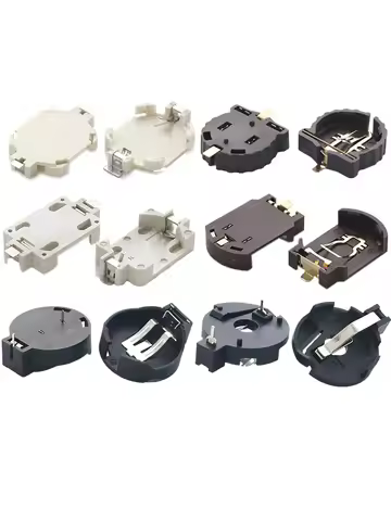 5PCS/lot BS-2 BS-6 BS-8 BS-10 3V CR1220 CR2025 CR2032 Button Battery ibuw Socket Holder Battery Stor