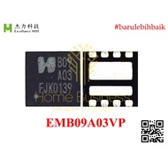 Mosfet EMB09A03VP EMB09A03 B09A03 B09 A03 Dual N Channel N-CH DFN 3X3 30V 16A