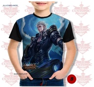 kaos anak baju anak kaos mobile legend alucard epic