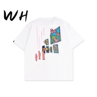 WH BILLPRO T-SHIRT - Oversized T-shirt Men's Top T-shirt Joyous Dystopia White