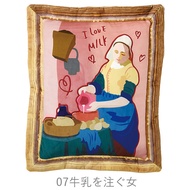 日本 LIVHEART Art 名畫抱枕/ The Milkmaid