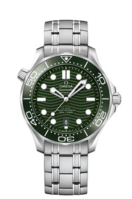 Omega Seamaster 300 Professional Green Steel on Steel