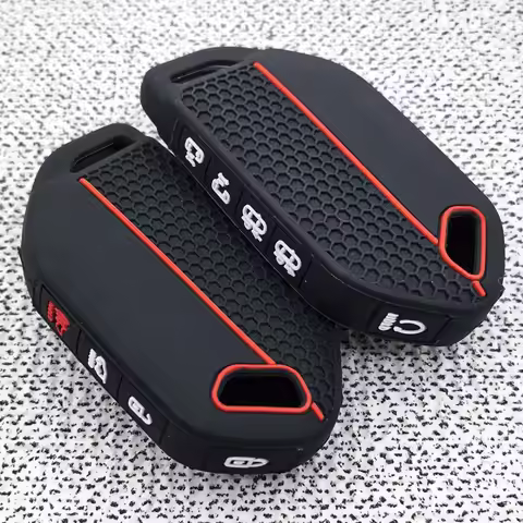 9 Button Silicone Car Key Case Cover Keychain Fob Holder for Kia Picanto Sorento MQ4 Carnival KA4 Mo