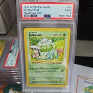 PSA 9 Bulbasaur 44/102 - Shadowless Base Set - 1999 Pokemon TCG Graded Cards 1964