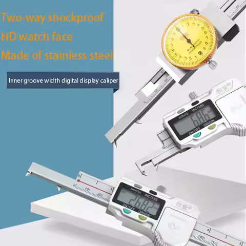 Boutique Inner Slot Width Digital Caliper Inner Slot Distance Card Slot Electronic Inner Slot Ruler 