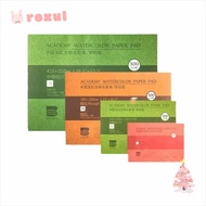 ROXUL Watercolor Sketchbook, 32K 16K 8K 300g Watercolor Paper Block,  100% Cotton 20 Sheets Art Pape