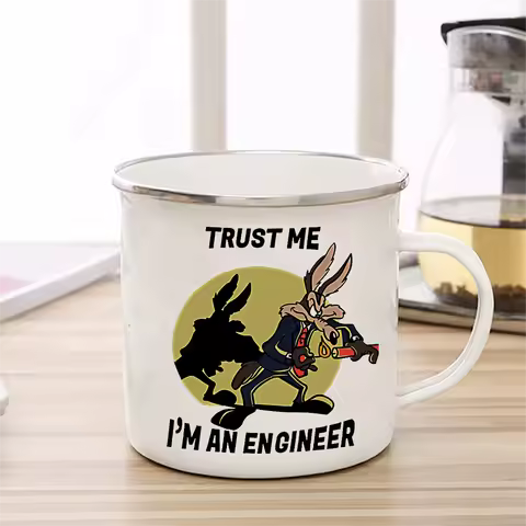 Trust Me Im An Engineer Enamelled cup Coffee Mug 11oz Ceramic Coffee Tea Cocoa Cup Handle Tea Drink 