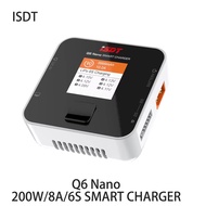 ISDT Q6 Nano BattGo 200W 8A Lipo Battery Charger white Pocket for RC Racing Drone Plane 1-6S Lipo Ba