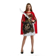 Women's Halloween Costume - Ancient Greek & Roman Warrior Set